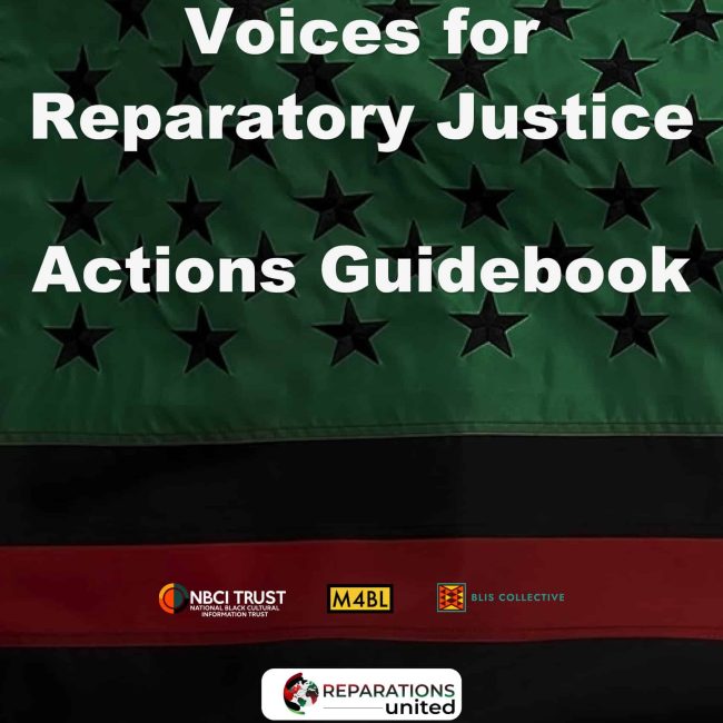 VoicesforReparatoryJusticeActionsGuideBookCover